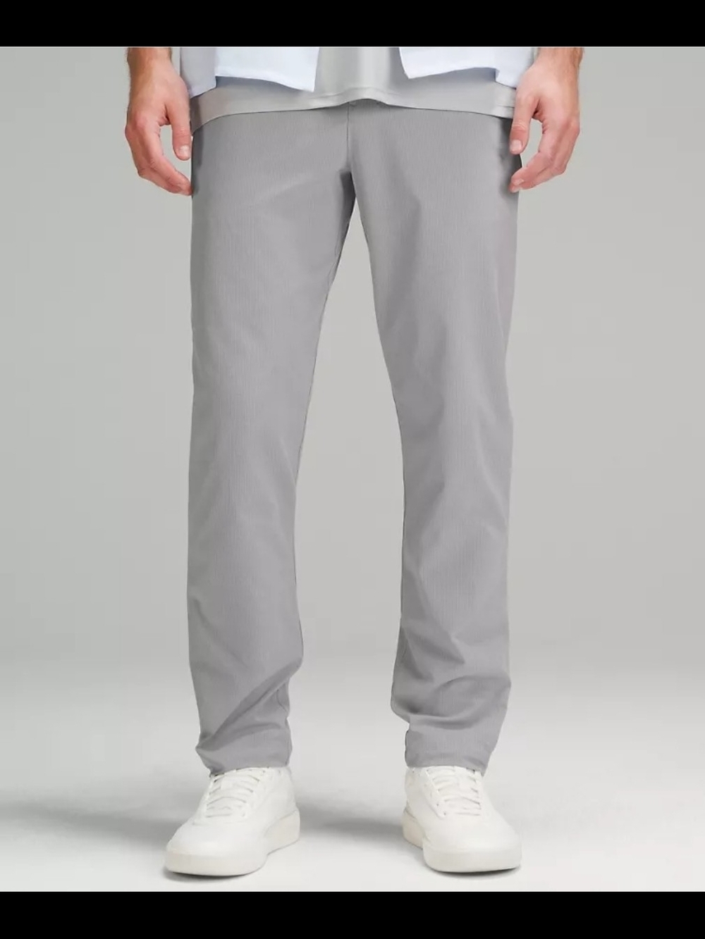 lululemon athletica Black and Light Gray Performance Shorts
